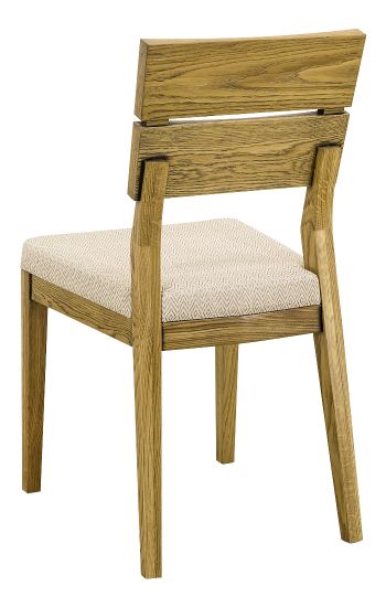 Стул Кёльн (дуб/тон Светлый дуб с черной патиной 004/ткань 2-075)