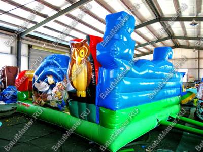 Коммерческий надувной батут "Царство зверей 2" 5*5*3,5 м