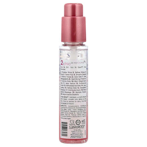 Giovanni, 2chic, Frizz Be Gone™, сыворотка против пушения волос, масло ши и масло сладкого миндаля, 81 мл (2,75 жидк. унции)