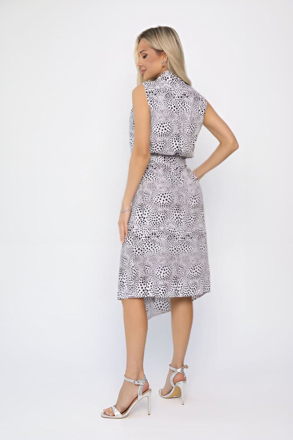 Платье Хьюми (черно-белое) П13736-35М LT Collection