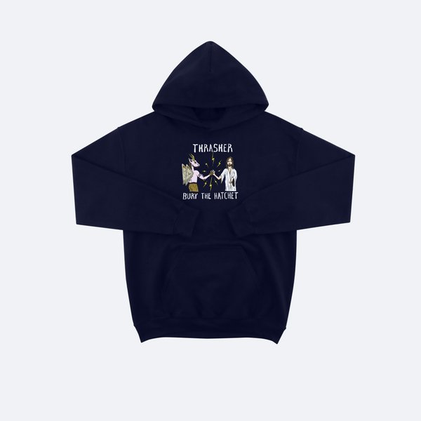Худи Thrasher x Toy Machine B.T.H Hoodie (navy) артикул: - купить в магазине Дайс