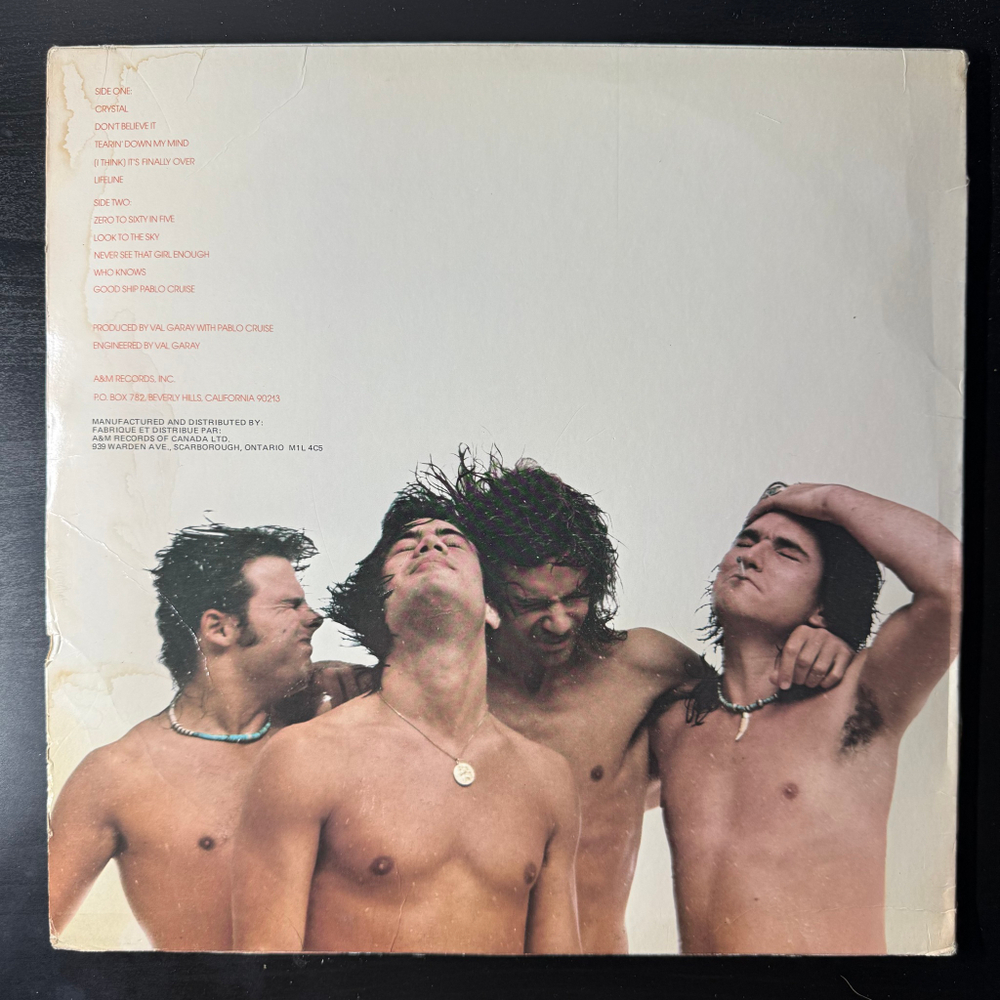 Pablo Cruise ‎– Lifeline (Канада 1976г.)