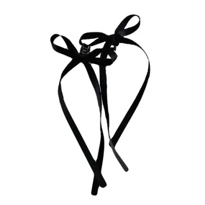 Pretty Girl 24-18001 Крабик для волос "Бант с лентами", 8,5 см