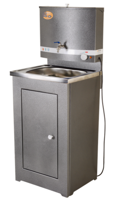 Умывальник дачный с подогревом "Люкс" ВИХРЬ, нержавейка, серебристый