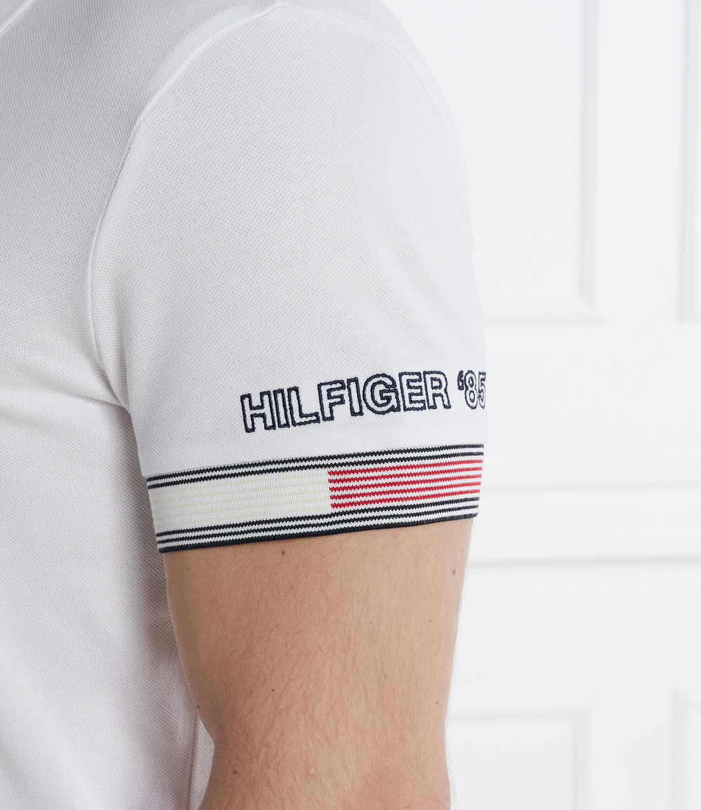 Поло FLAG CUFF Tommy Hilfiger - белый(MW0MW34780)
