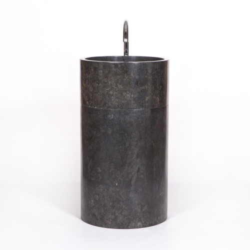 Раковина напольная из мрамора Silinder Full MN-6398 50*50*90