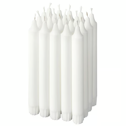 JUBLA — Свечи для канделябра неароматические, 19 см, 20 шт. в упаковке (601.919.16)