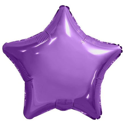 Шар Agura звезда 18" фиолетовый #757499