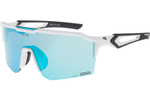 Спортивные очки GOG Valhalla / Matt White-Black / Sky Blue Lens