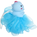 Мочалка-шар для тела полипропиленовая детская «Baby Boom - Дино Лучик», цвет голубой, 20гр, d-11см