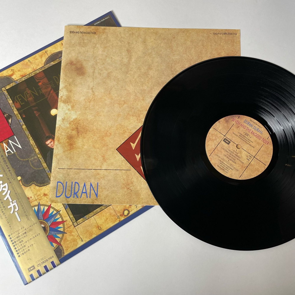 Винтажная виниловая пластинка LP Duran Duran Seven And The Ragged Tiger (Япония 1983) I Take The Dice