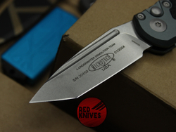 Нож Microtech GREY LUDT Gen III TANTO T/E - клинок танто , серая рукоять