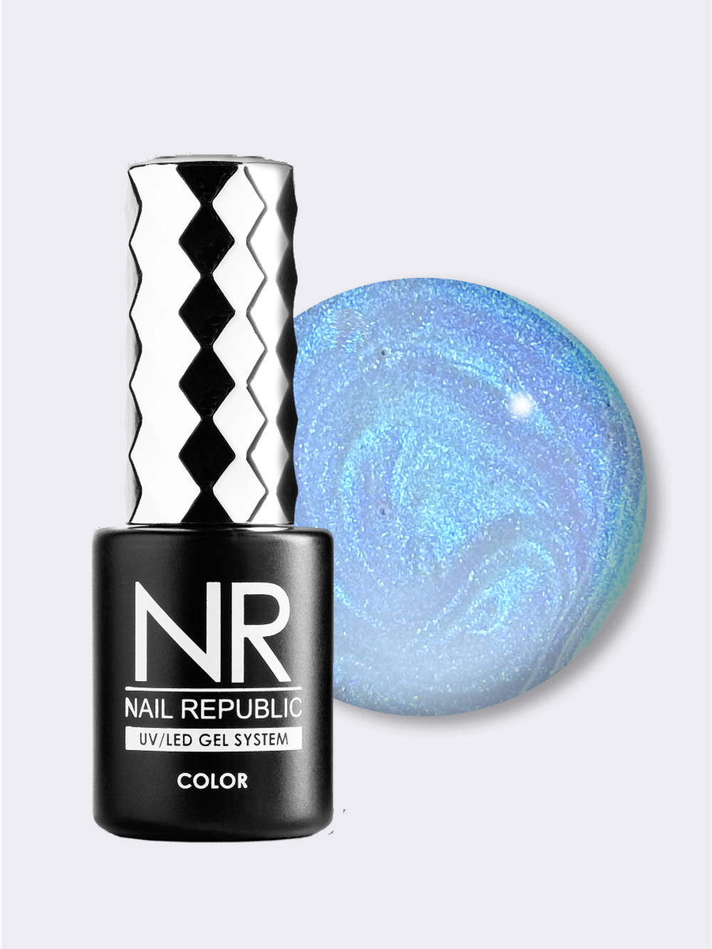 Nail Republic Гель-лак NR-024 PEARL PRINT Жемчужно-сияющий, 10 мл