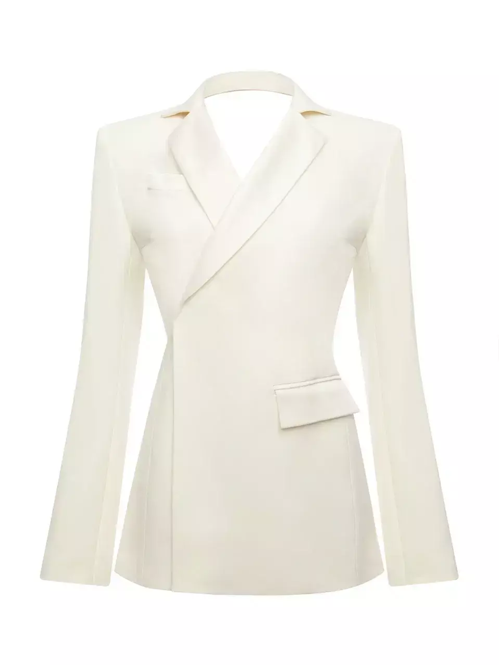 Пиджак с открытой спиной