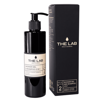 The LAB Гель для душа и шампунь 2в1 для мужчин 245мл