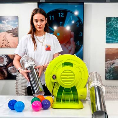 Вставной трубный фильтр для шаромойки сухого бассейна, сменный, моющийся, 4 штуки