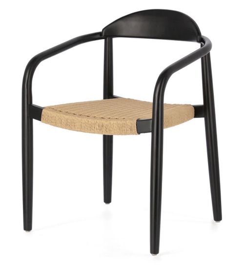 Стул Glynis черный натуральный La Forma Испания