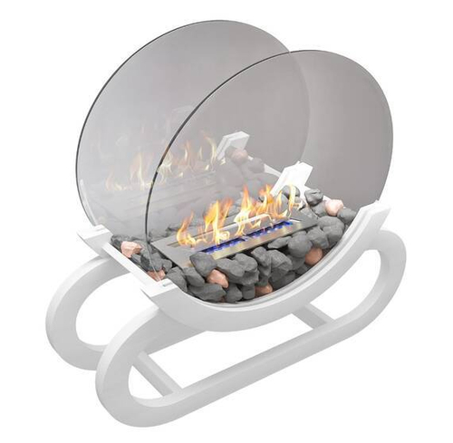 Биокамин Iris ellipse светлый