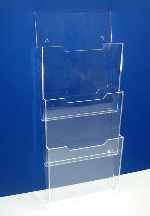 Карман буклетница А4 3-х яр вертикальный