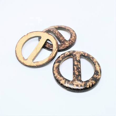 Пряжка №1033, 45 мм, кокос