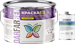 Краска полиуретановая 2К 5 кг
