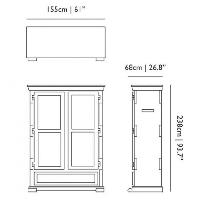 Шкаф Moooi Paper Cupboard white