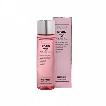 Pretty Skin PDRN TX1 Perfect Fit Toner, 205ml - Увлажняющий тонер