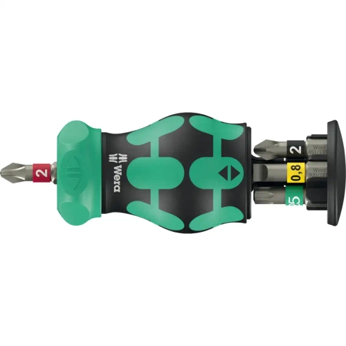 Ручка-битодержатель с трещоткой Kraftform Kompakt Stubby Magazin RA 2 WERA 05008892001