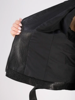 Кожаная куртка демисезонная косуха