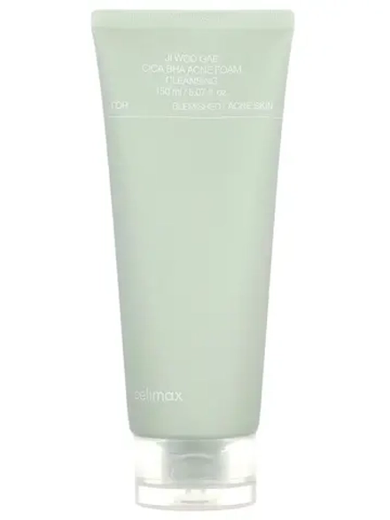 Celimax Очищающая пенка с BHA-кислотой и центеллой азиатской Ji Woo Gae Cica BHA Acne Foam Cleansing 150 мл