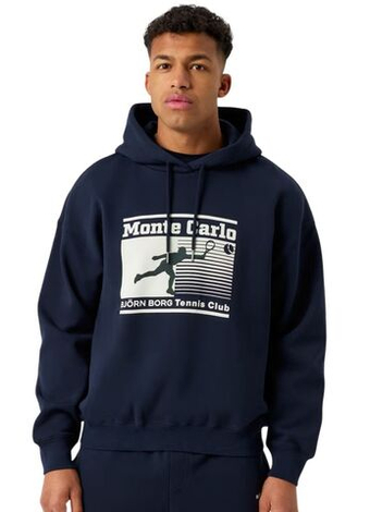 Мужская теннисная кофта Bjorn Borg Oversized - night sky