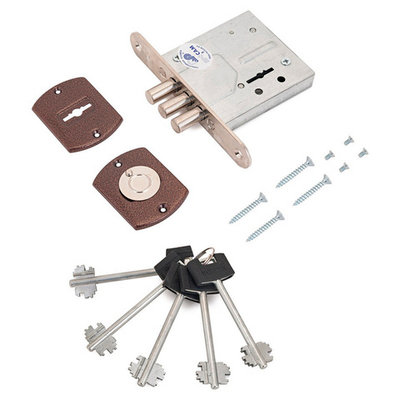 Замок Рязань врезной ЗВ 8-8У/15 79601 б/о б/ручек