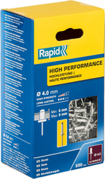 RAPID R:High-performance-rivet заклепка из алюминия d4.0x12 мм, 500 шт