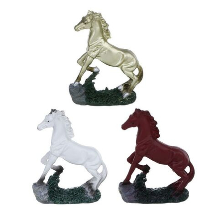 Сувенирная фигурка 9см "Лошадка" полистоун, 3 вида