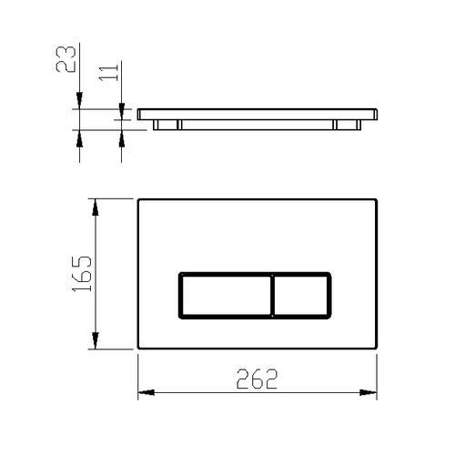 Boheme Кнопка для инсталляции, нерж.сталь Matt White (для 666)