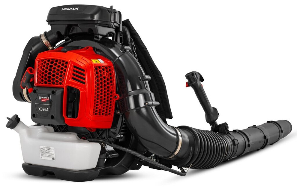 Воздуходувка ранцевая бенз МОБИЛ К XB76А ПРЕМИУМ 11,6 кг, 75,6 куб.см., 4,2 л.с., (MBK0027019)
