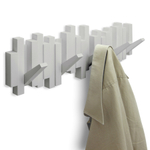 Настенная вешалка Sticks серая