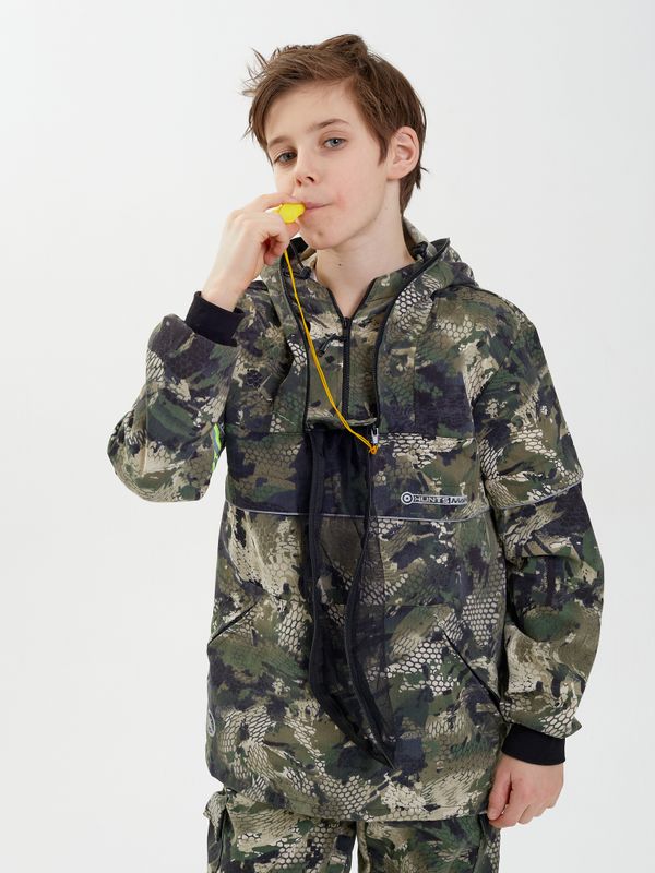 Костюм летний Антигнус-Детский ткань Твил-Пич цвет Зеленый питон