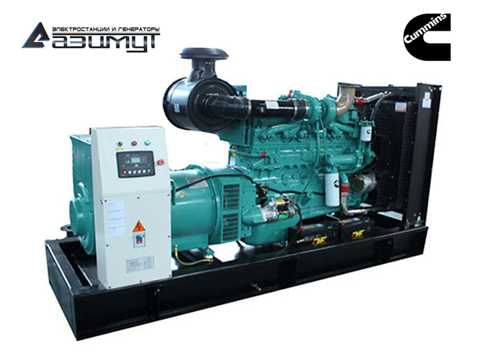 Дизельный генератор Азимут АД-280С-Т400-2РНМ15 Cummins в контейнере с автозапуском