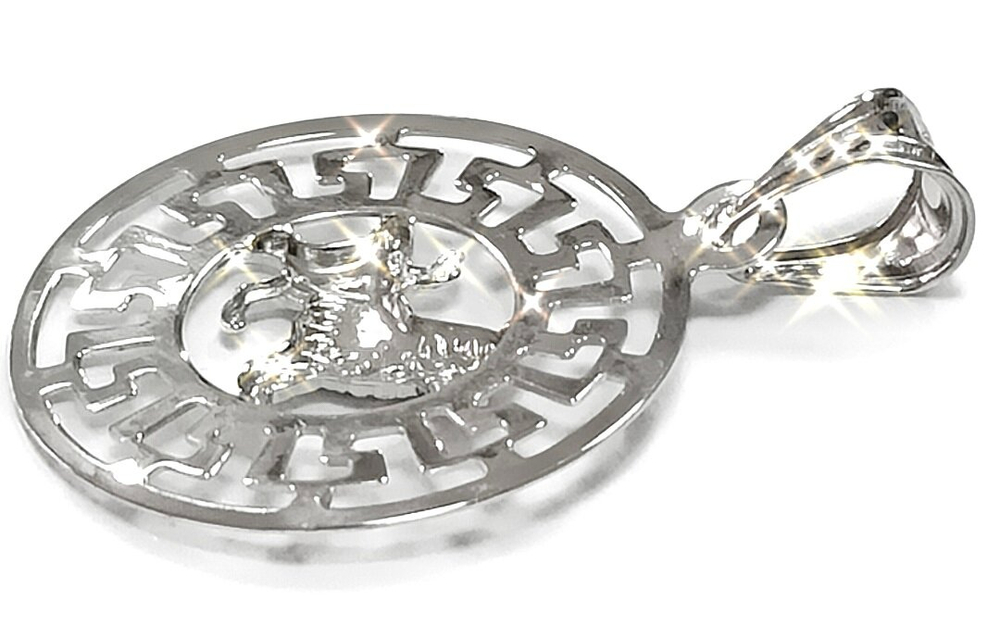 Ювелирная подвеска "Лев", серебро