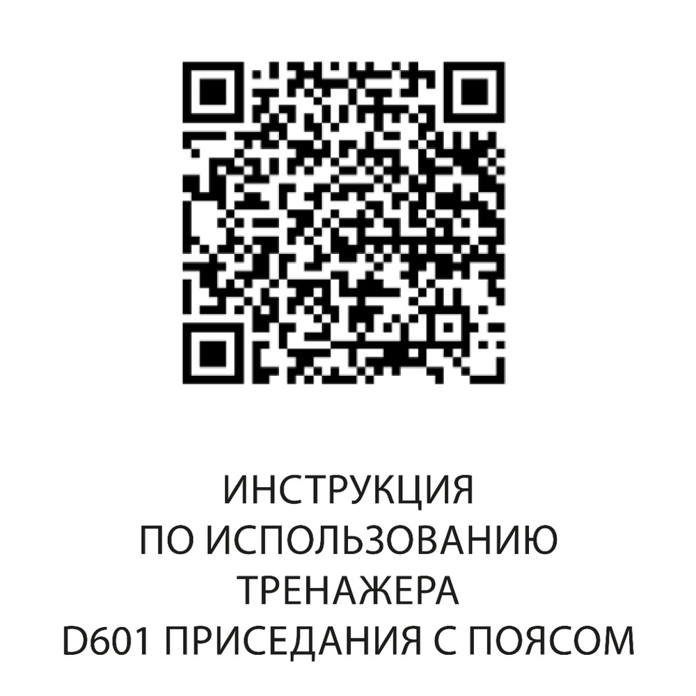 D601 Приседания с поясом