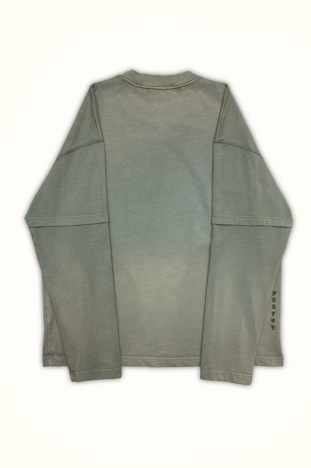 Лонгслив Parfet Basic серо-зеленый