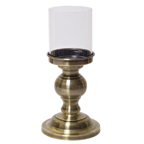 Подсвечник / Подсвечник декоративный / Подсвечник интерьерный / Подсвечник новогодний Garda Decor металлический, цвет бронзовый