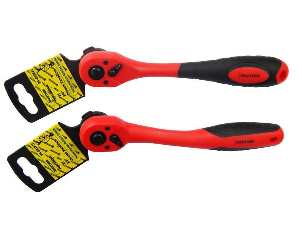 Трещотка в облегченном корпусе 3/8''(72зуб.) Partner PA-803P72