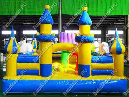 Коммерческий надувной батут "Веселое королевство" 4*4*2,8 м