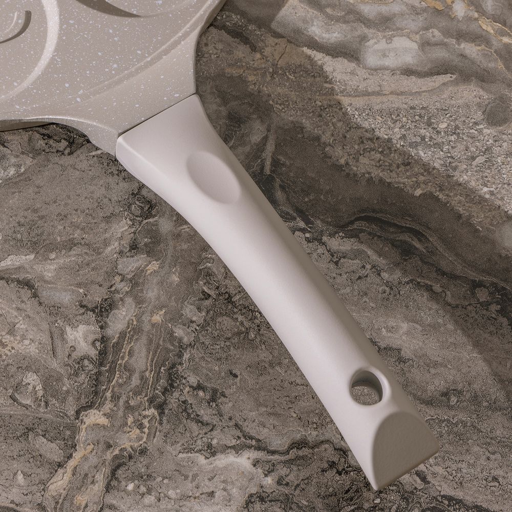 СКОВОРОДА AGNESS "СМАЙЛ"ДЛЯ ОЛАДИЙ С АНТИПРИГАР.ПОКРЫТИЕМ ДИАМЕТР=26.5 СМ.(КОР=6ШТ)