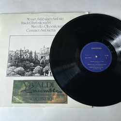 Винтажная виниловая пластинка LP Сборник Классической Музыки, Моцарт, Гендель, Алессандро Марчелло, Генцмер Kammerorchester Ubach Palenberg, Herbert Hone Salzburger Sinfonie (Германия 1977)