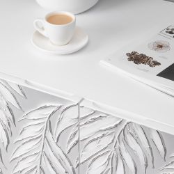 Комод Тропик Классик с 2 полками Айс Найт Сильвер