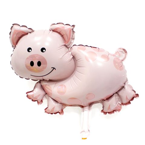 Воздушный шар с клапаном (16''/41 см) Мини-фигура, Поросенок