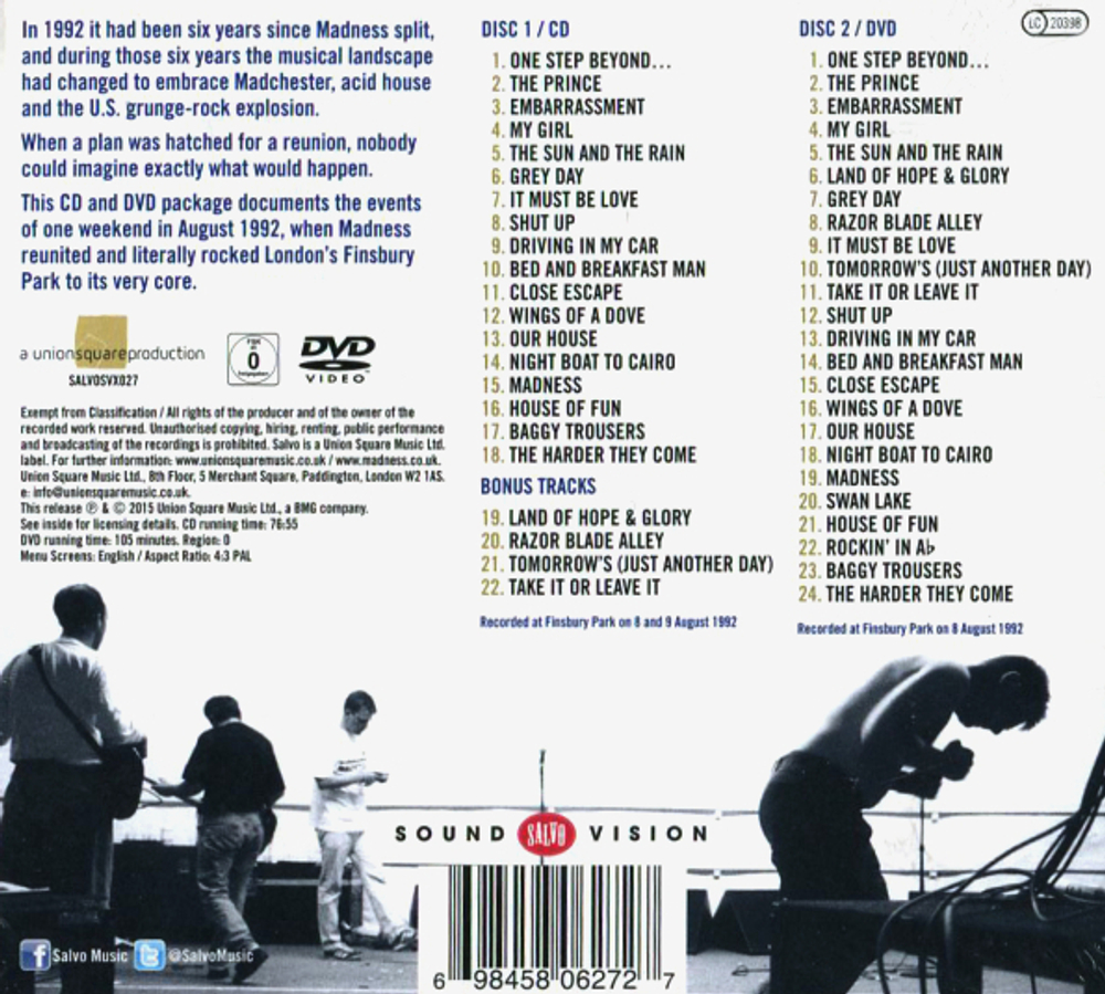 Madness / Madstock! (CD+DVD)